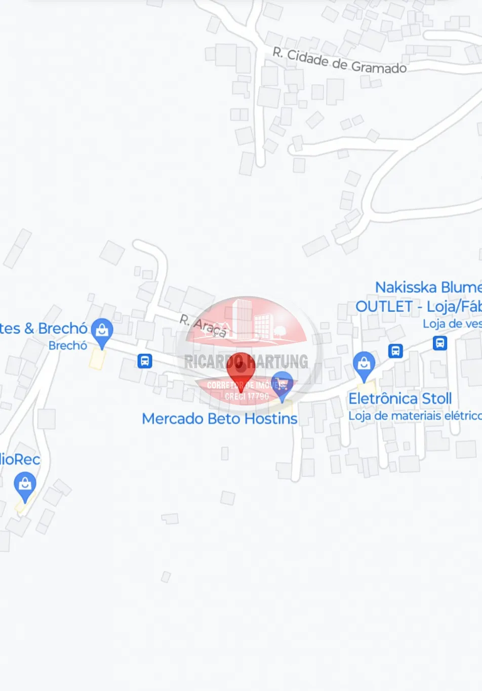 Terreno à venda, 520m² no Valparaiso, Blumenau